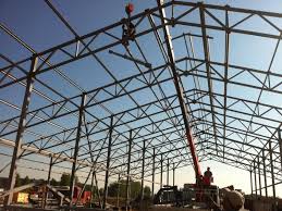 Commercial building steel structure